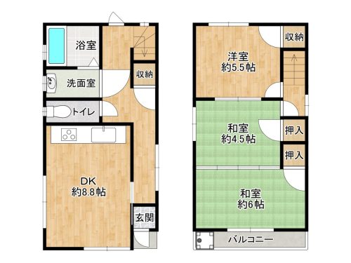 ◇中古一戸建て◇平野区長吉六反3丁目