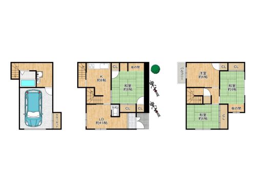 ◇中古一戸建て◇平野区瓜破6丁目
